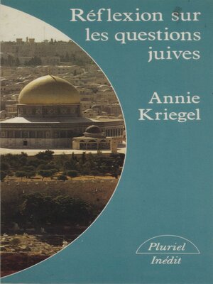 cover image of Réflexions sur les questions juives